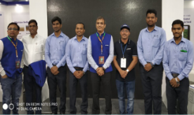 Exhibition participation with Netafim employees